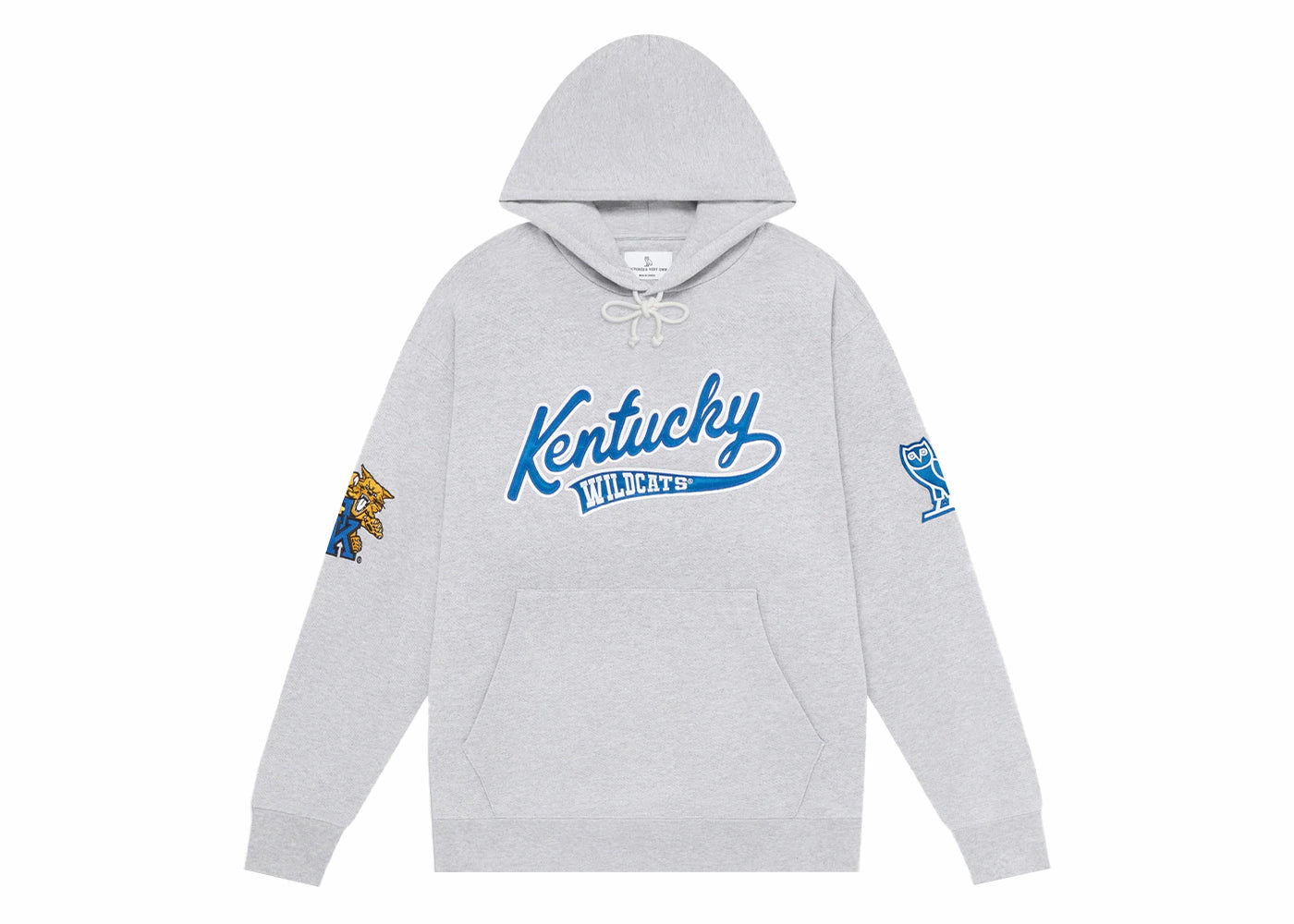 OVO x NCAA Kentucky Wildcats Hoodie Ash Heather Grey