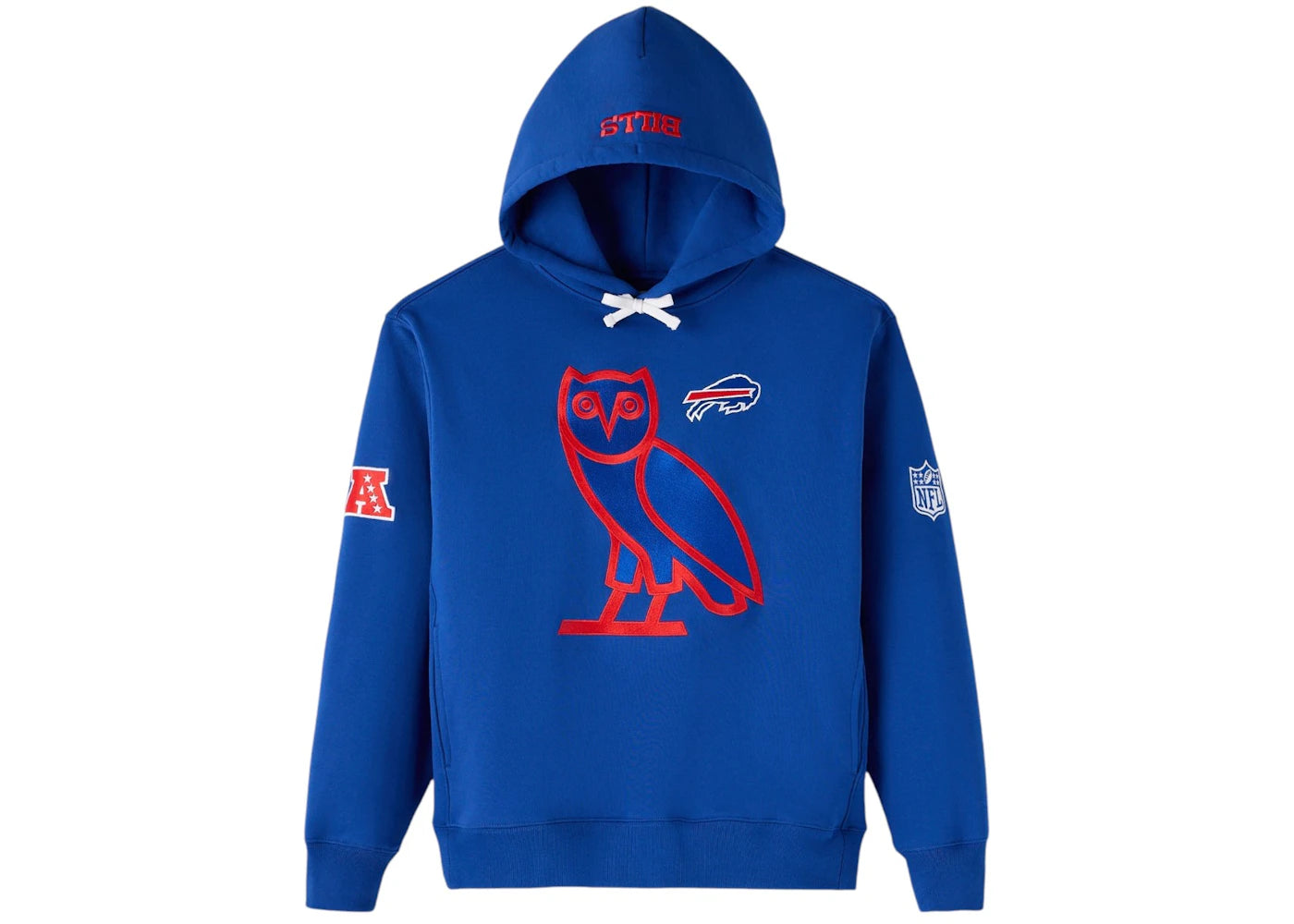 OVO x NFL Buffalo Bills Icon Team Hoodie Blue