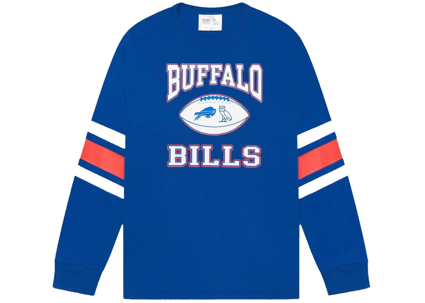 OVO x NFL Buffalo Bills Longsleeve T-Shirt Blue