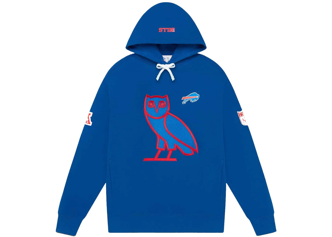 OVO x NFL Buffalo Bills OG Owl Hoodie Blue