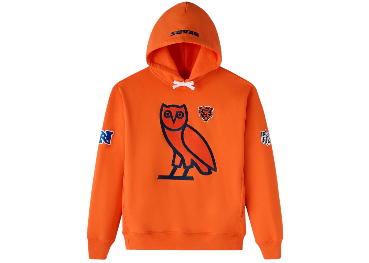 OVO x NFL Chicago Bears Icon Team Hoodie Orange