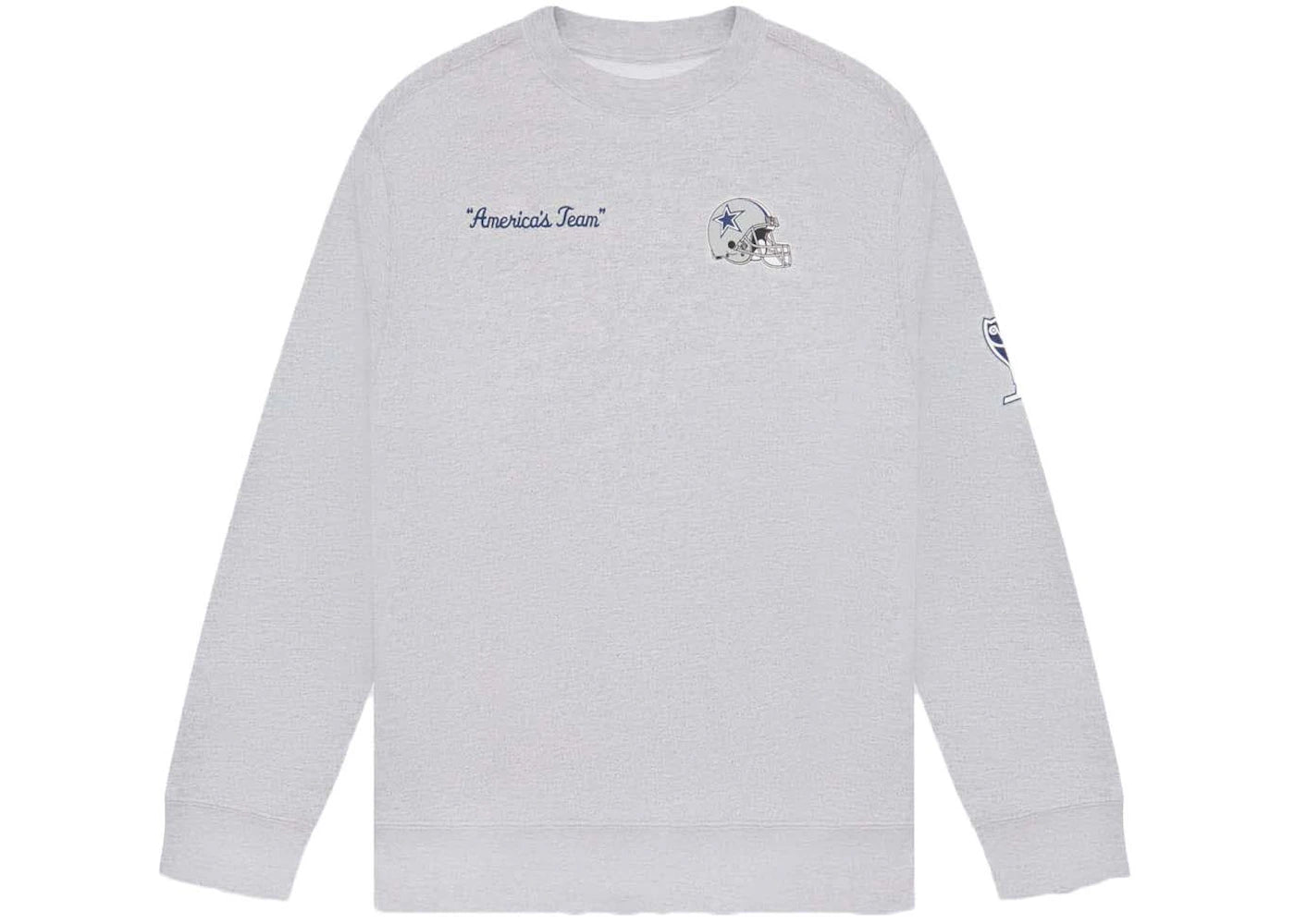 OVO x NFL Dallas Cowboys Crewneck Heather Grey