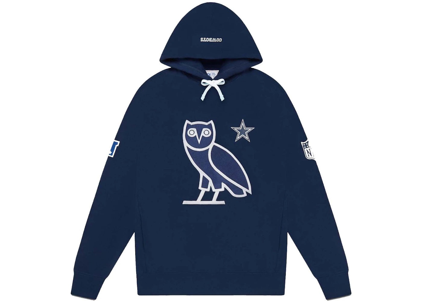 OVO x NFL Dallas Cowboys OG Owl Hoodie Navy