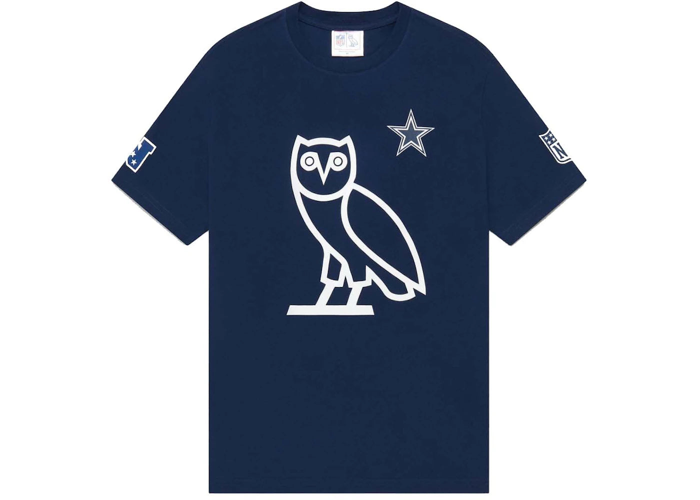 OVO x NFL Dallas Cowboys OG Owl T-Shirt Navy