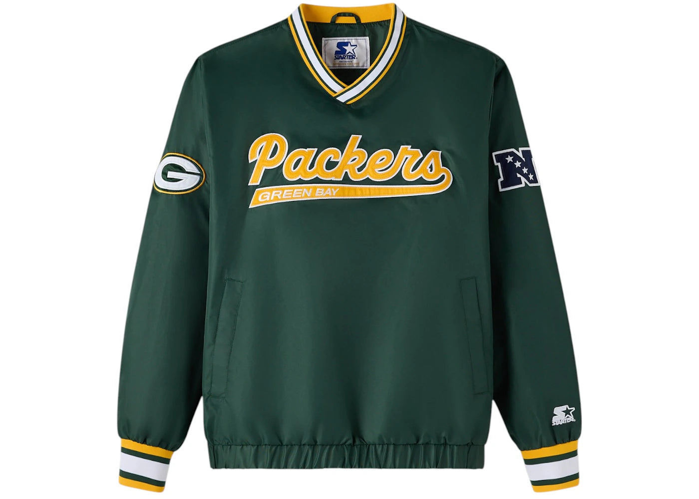 OVO x NFL Green Bay Packers Starter Trainer Pullover Jacket Green