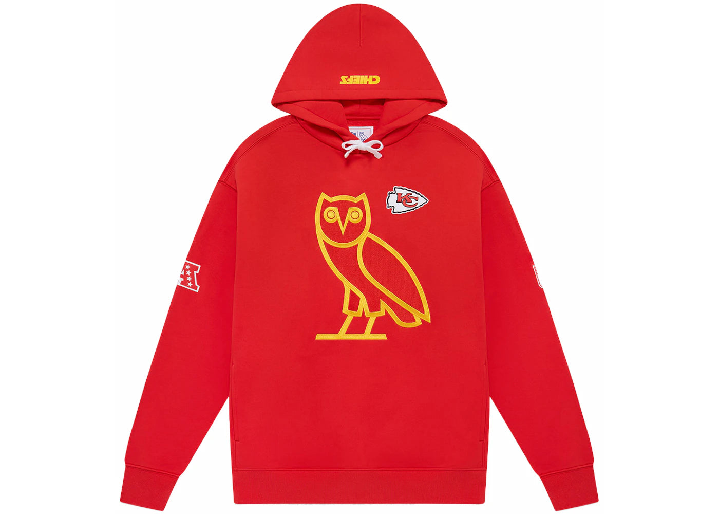 OVO x NFL Kansas City Chiefs OG Hoodie Red