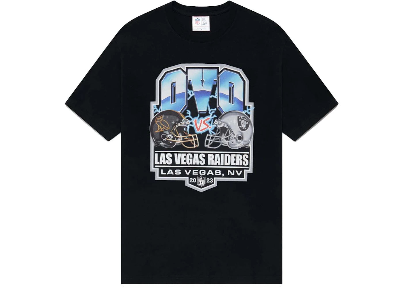 OVO x NFL Las Vegas Raiders Game Day T-Shirt Black