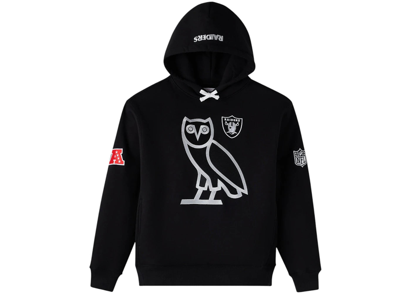 OVO x NFL Las Vegas Raiders Icon Team Hoodie Black