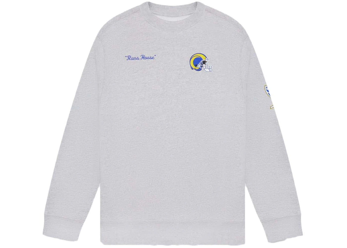 OVO x NFL Los Angeles Rams Crewneck Heather Grey