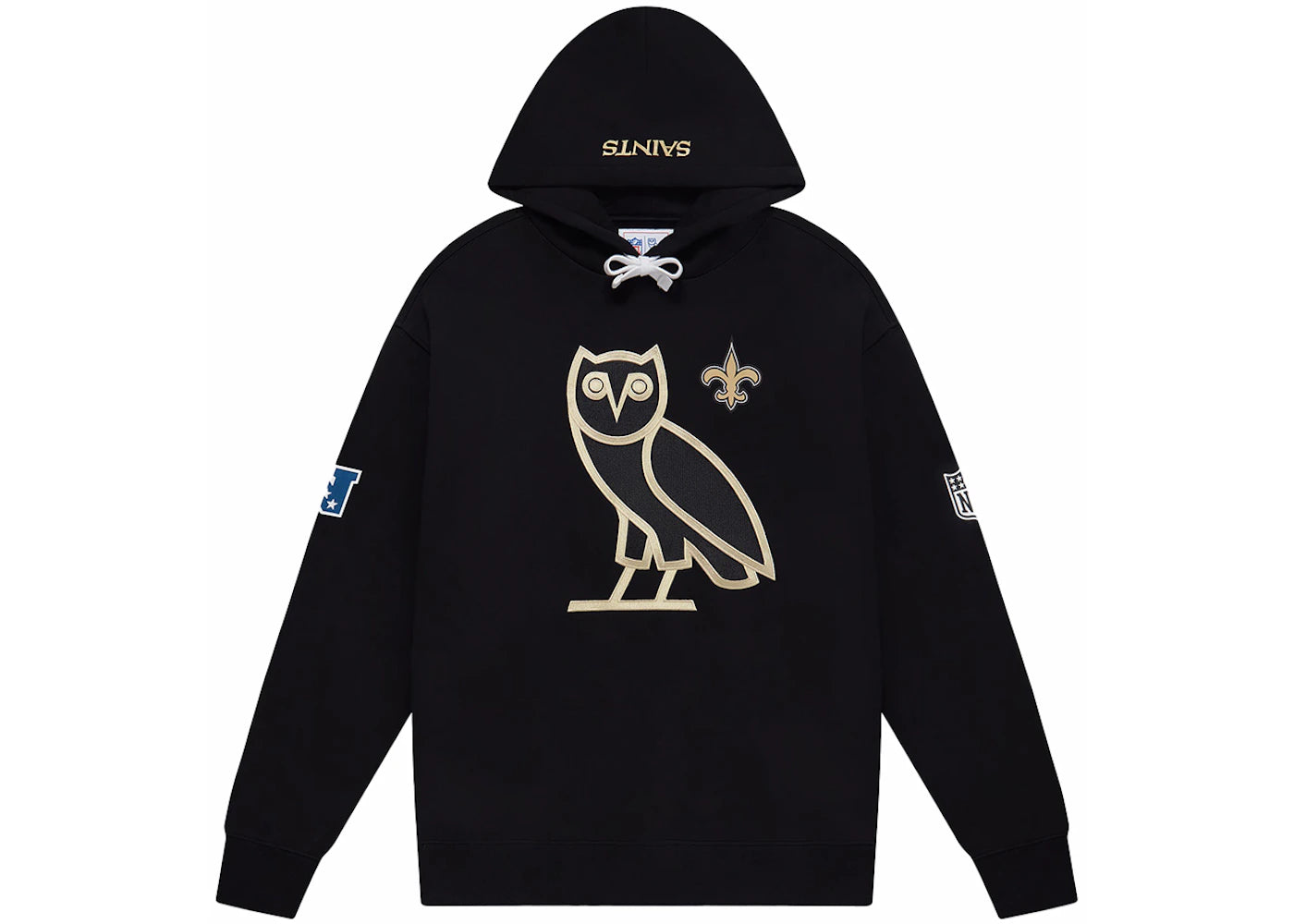 OVO x NFL New Orleans Saints OG Hoodie Black