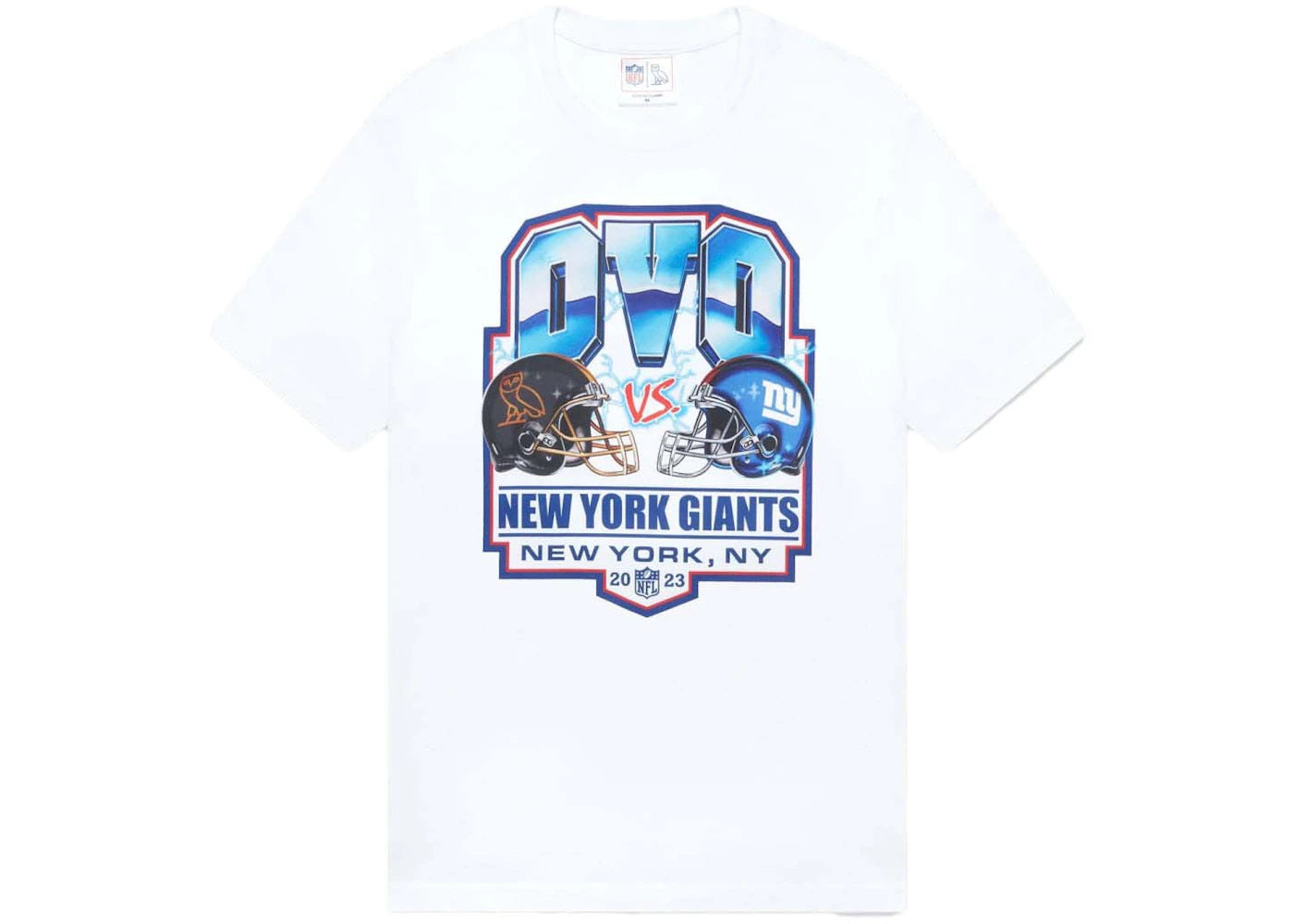 OVO x NFL New York Giants Game Day T-Shirt White