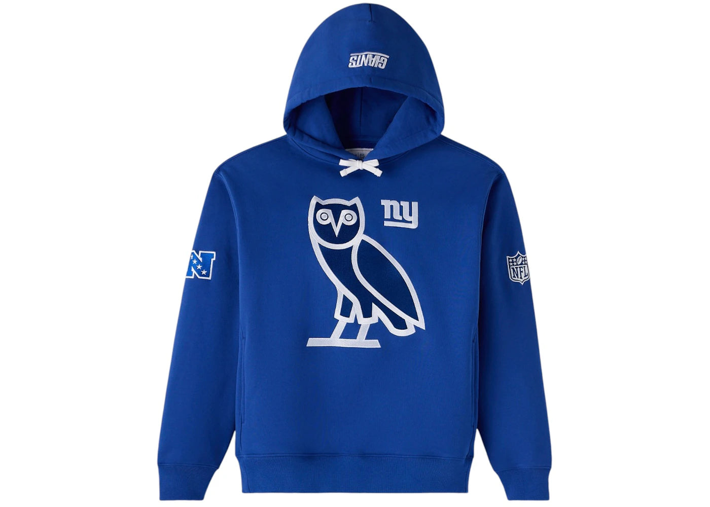 OVO x NFL New York Giants Icon Team Hoodie Blue