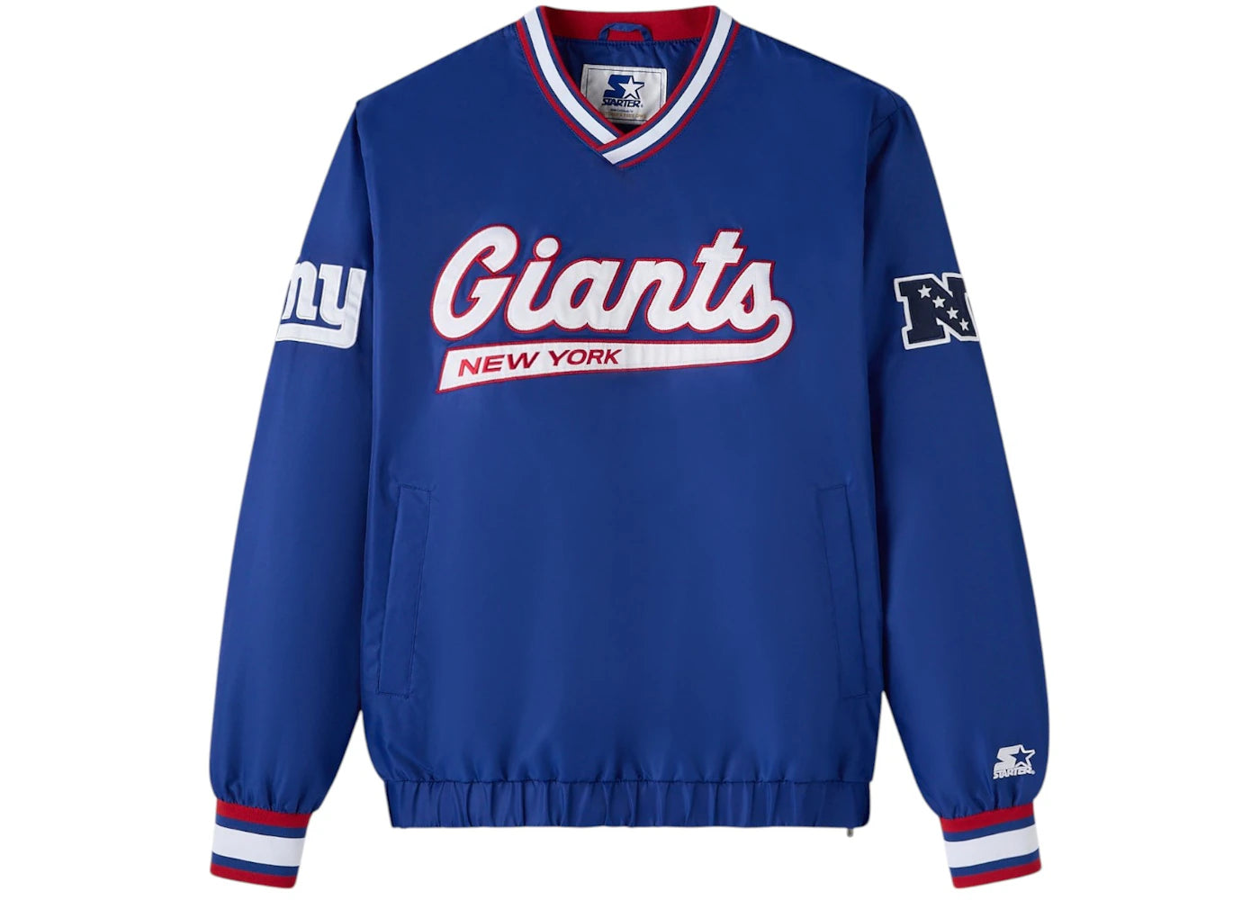 OVO x NFL New York Giants Starter Trainer Pullover Jacket Blue