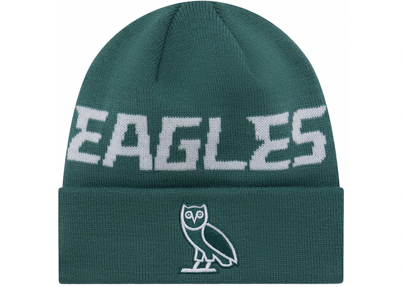 OVO x NFL Philadelpha Eagles New Era Beanie Green