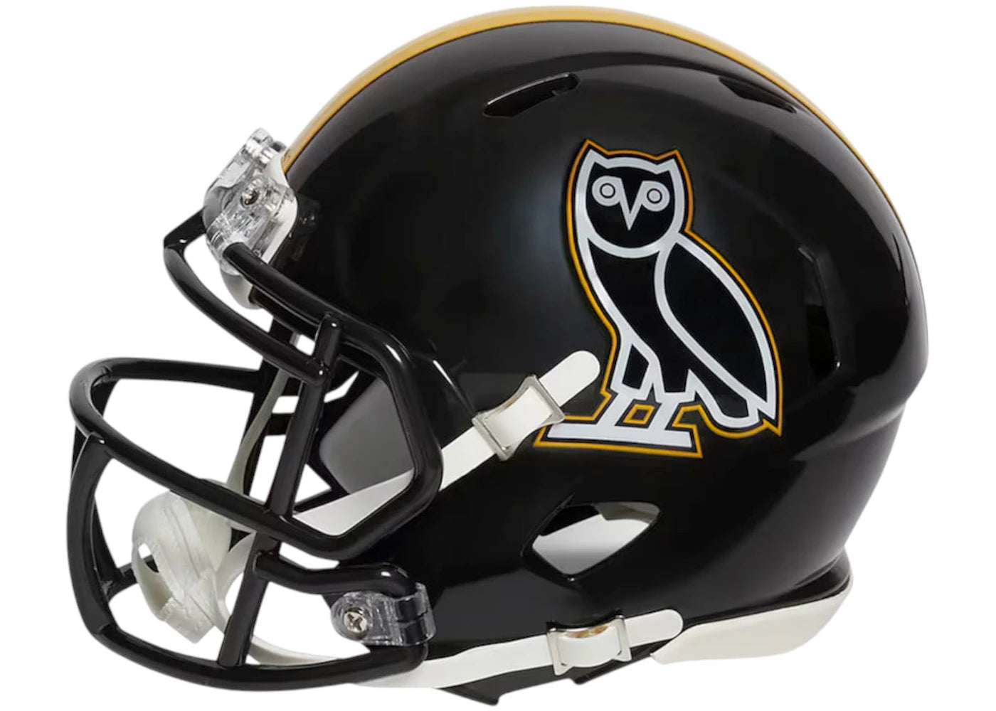 OVO x NFL Pittsburgh Steelers Riddell Mini Helmet Black