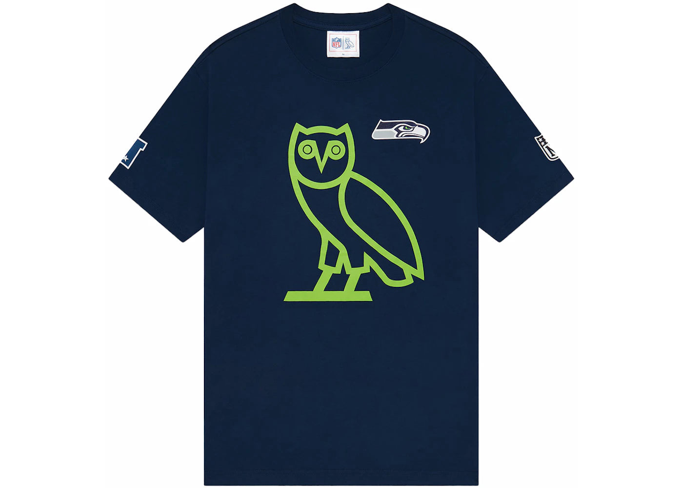 OVO x NFL Seattle Seahawks Game Day T-Shirt Blue