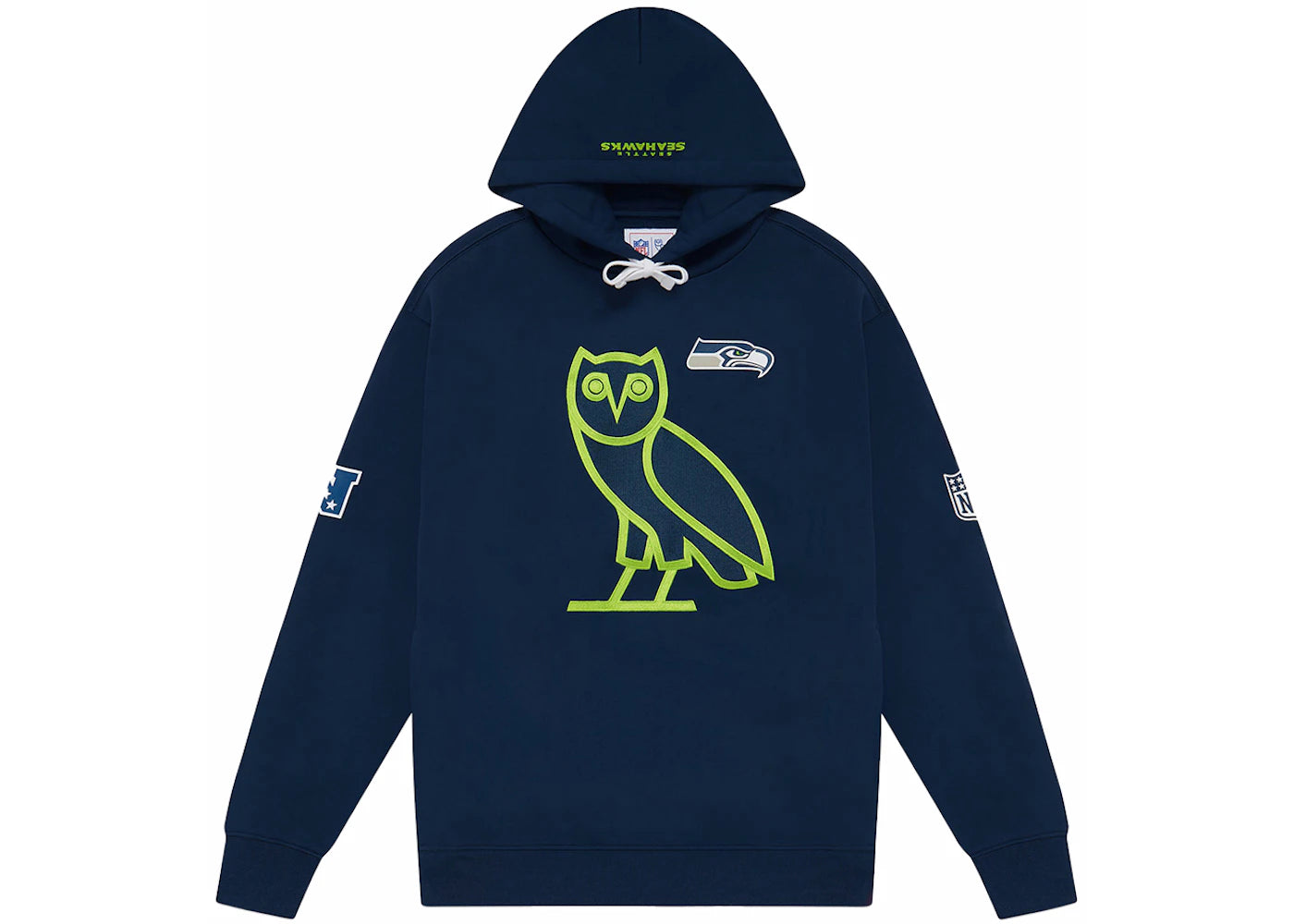 OVO x NFL Seattle Seahawks OG Hoodie Blue