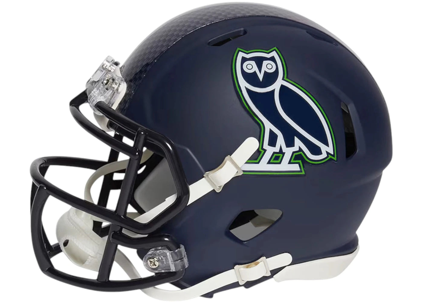 OVO x NFL Seattle Seahawks Riddell Mini Helmet Navy