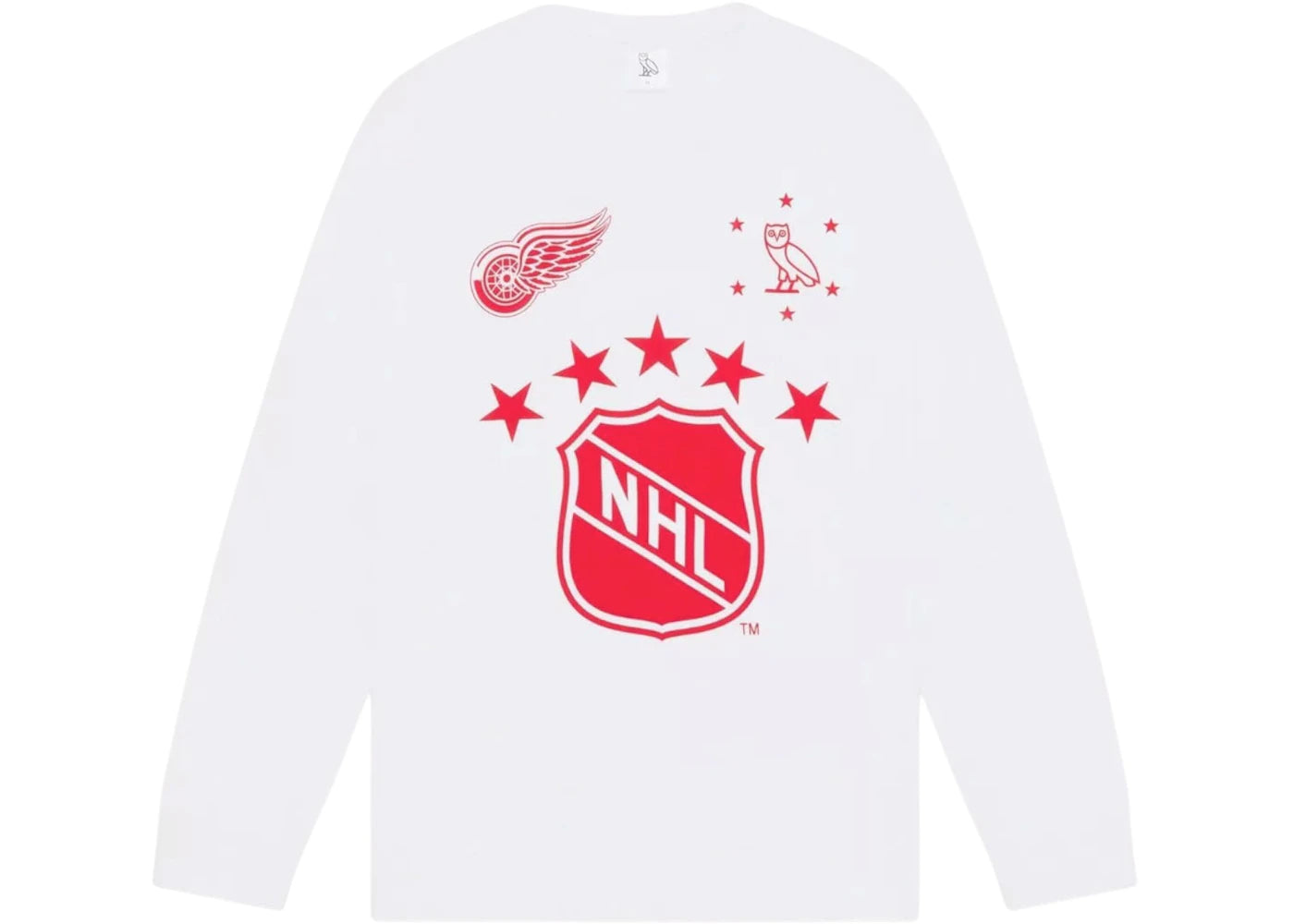 OVO x NHL Detroit Red Wings L/S T-shirt Red