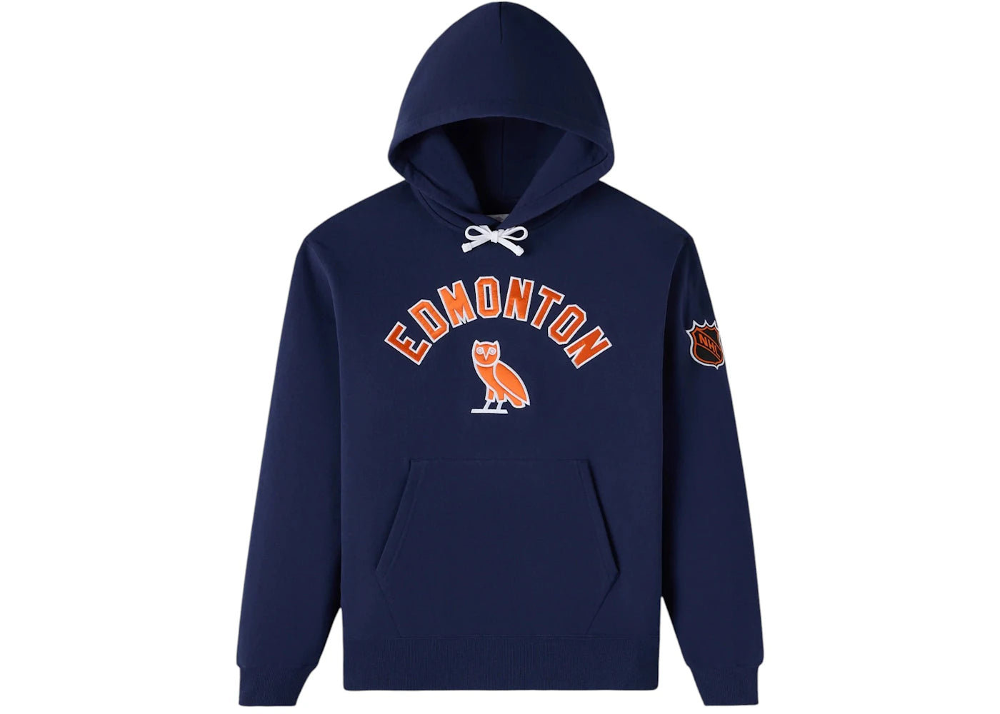OVO x NHL Edmonton Oilers Team Training Hoodie Blue