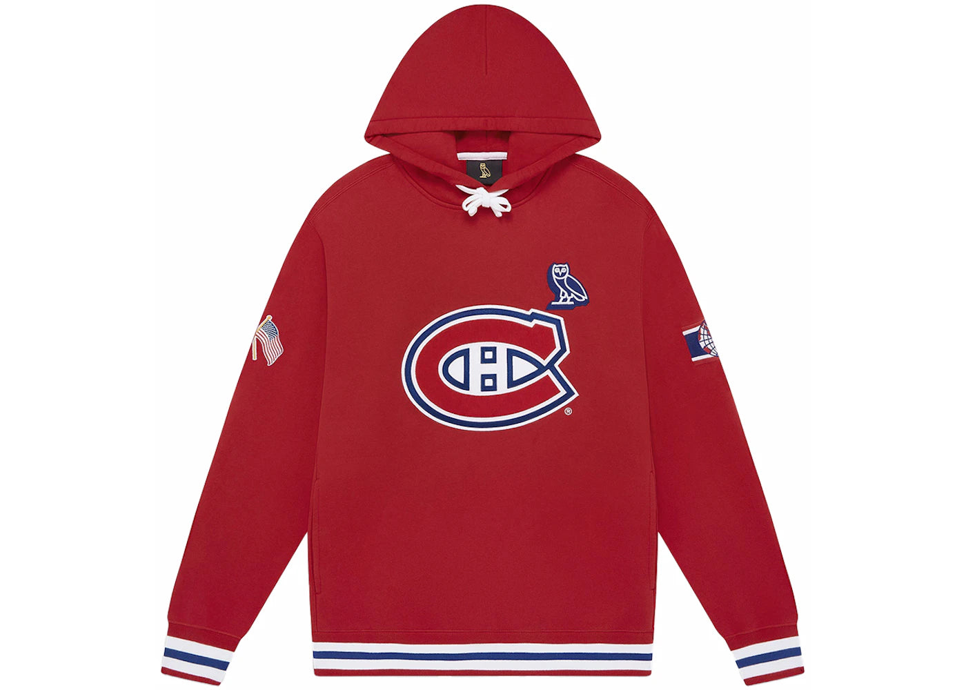 OVO x NHL Montreal Canadiens Hoodie Red