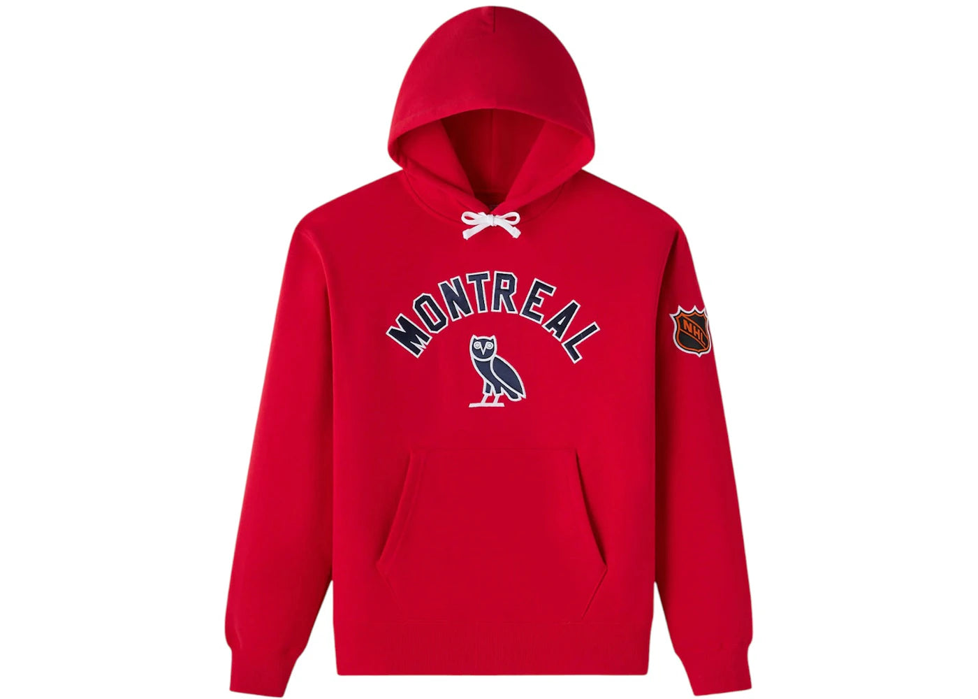 OVO x NHL Montreal Canadiens Team Training Hoodie Red