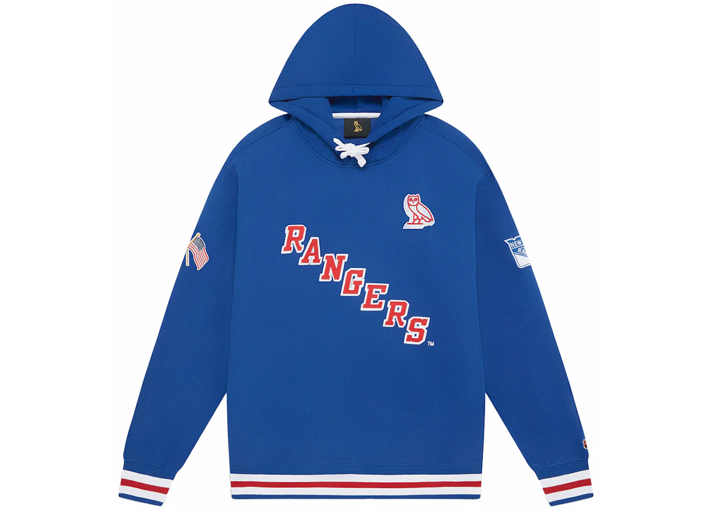 OVO x NHL Rangers Hoodie Blue