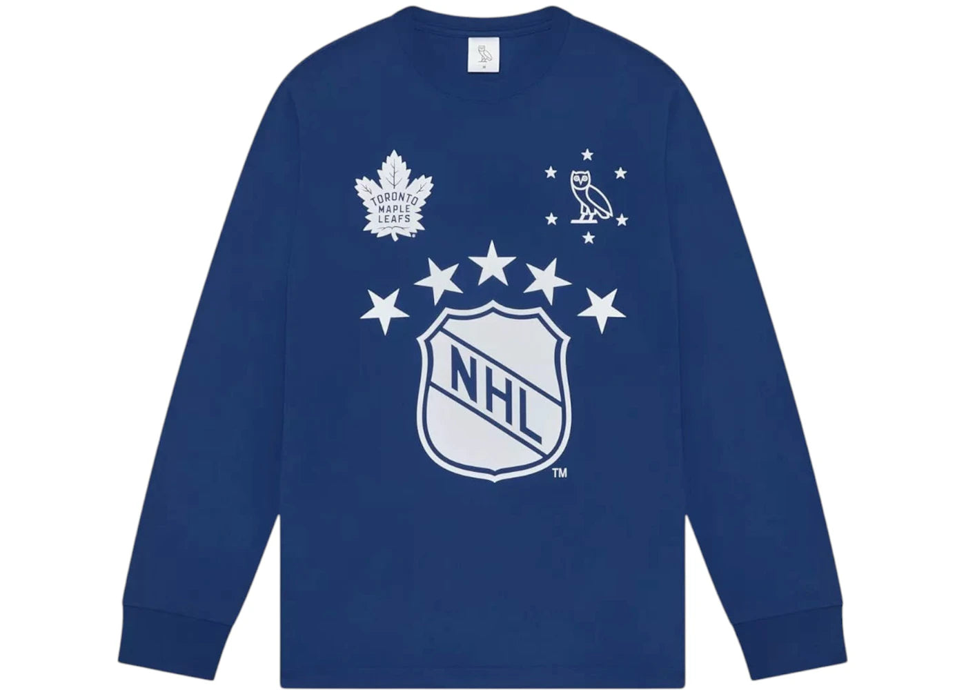 OVO x NHL Toronto Maple Leafs L/S T-shirt Blue