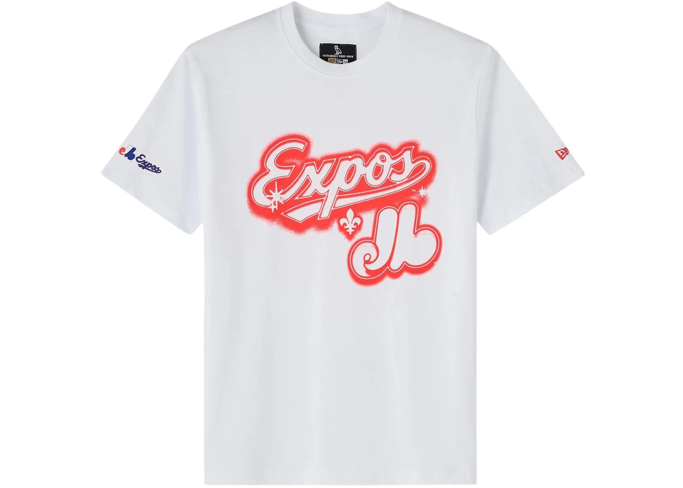 OVO x New Era MLB Montreal Expos T-shirt White