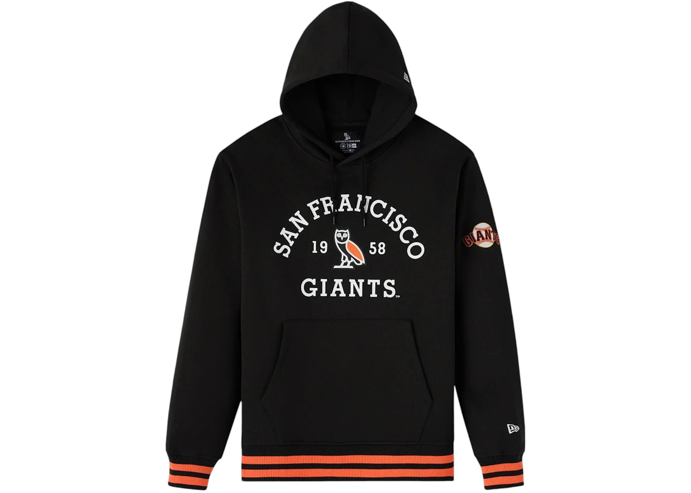 OVO x New Era MLB San Fransisco Giants Hoodie Black