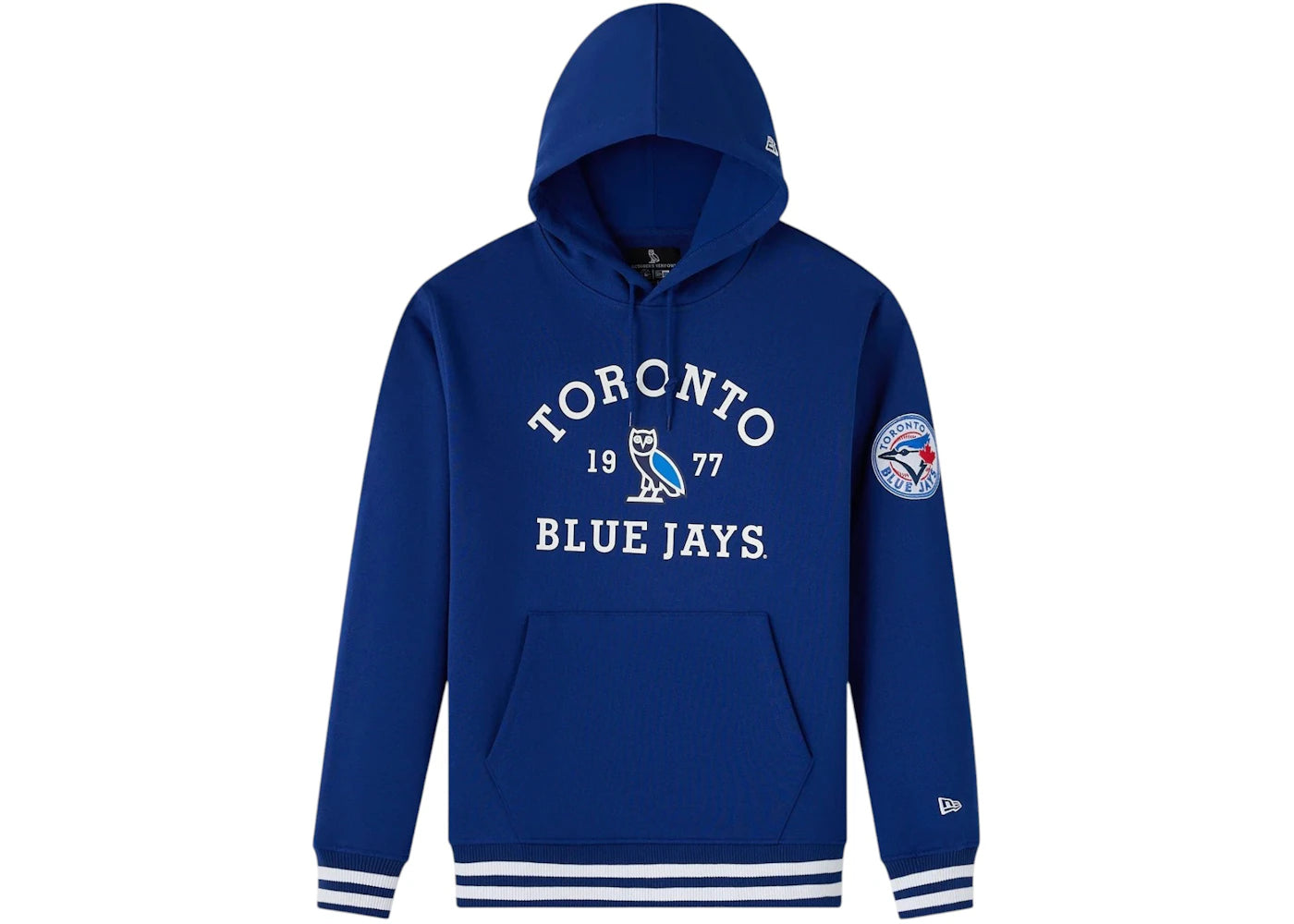 OVO x New Era MLB Toronto Blue Jays Hoodie Blue