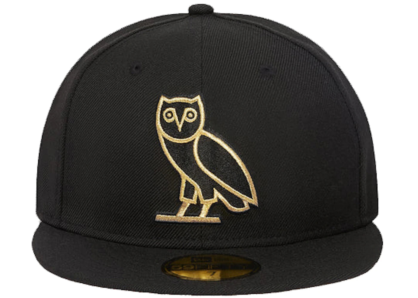 OVO x New Era OG Owl 59Fifty Fitted Hat Black