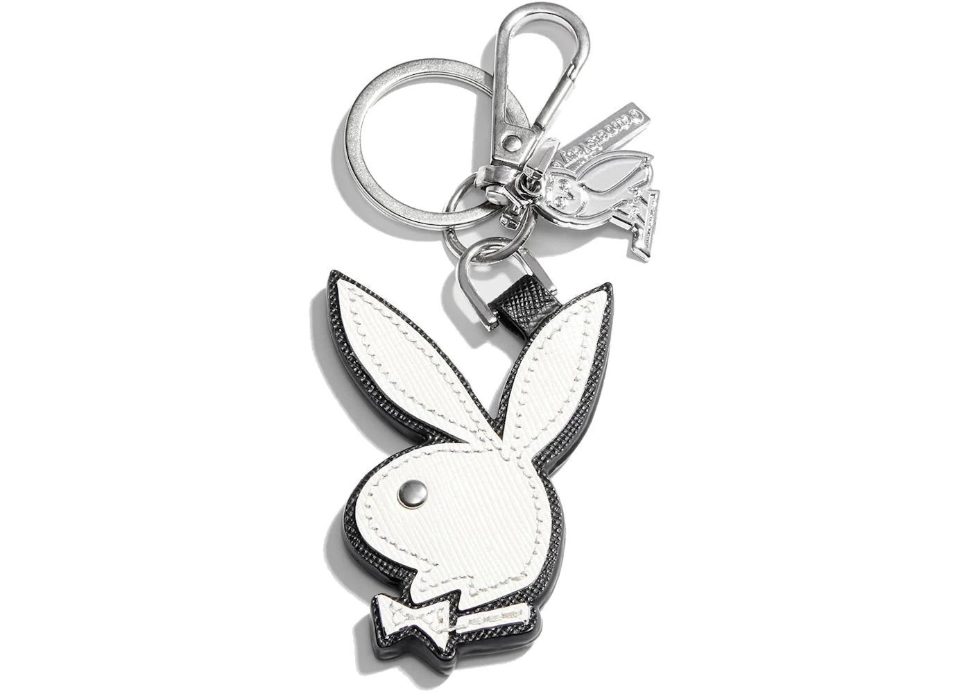 OVO x PLAYBOY Charm Keychain Silver