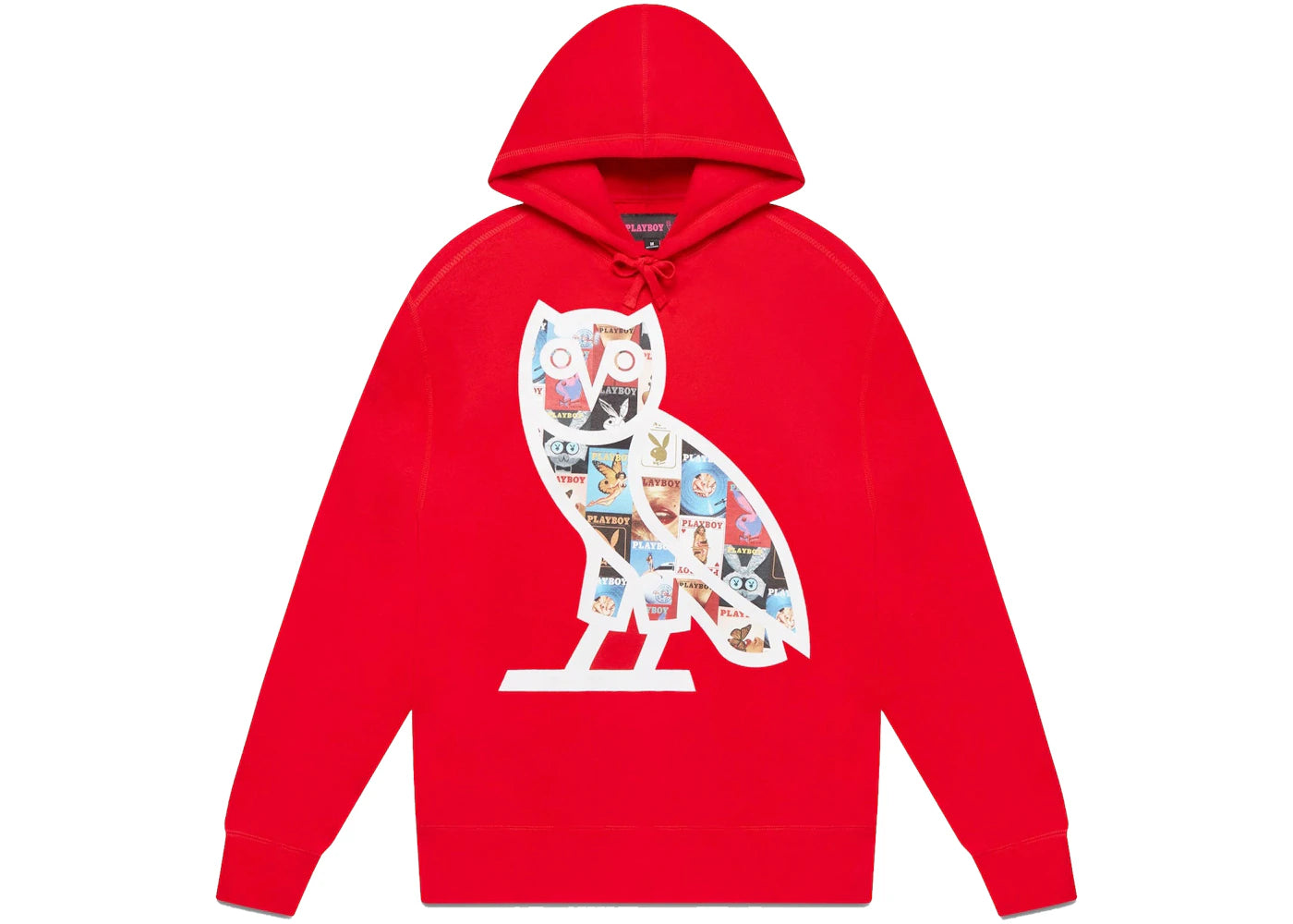 OVO x PLAYBOY Magazine Hoodie Red