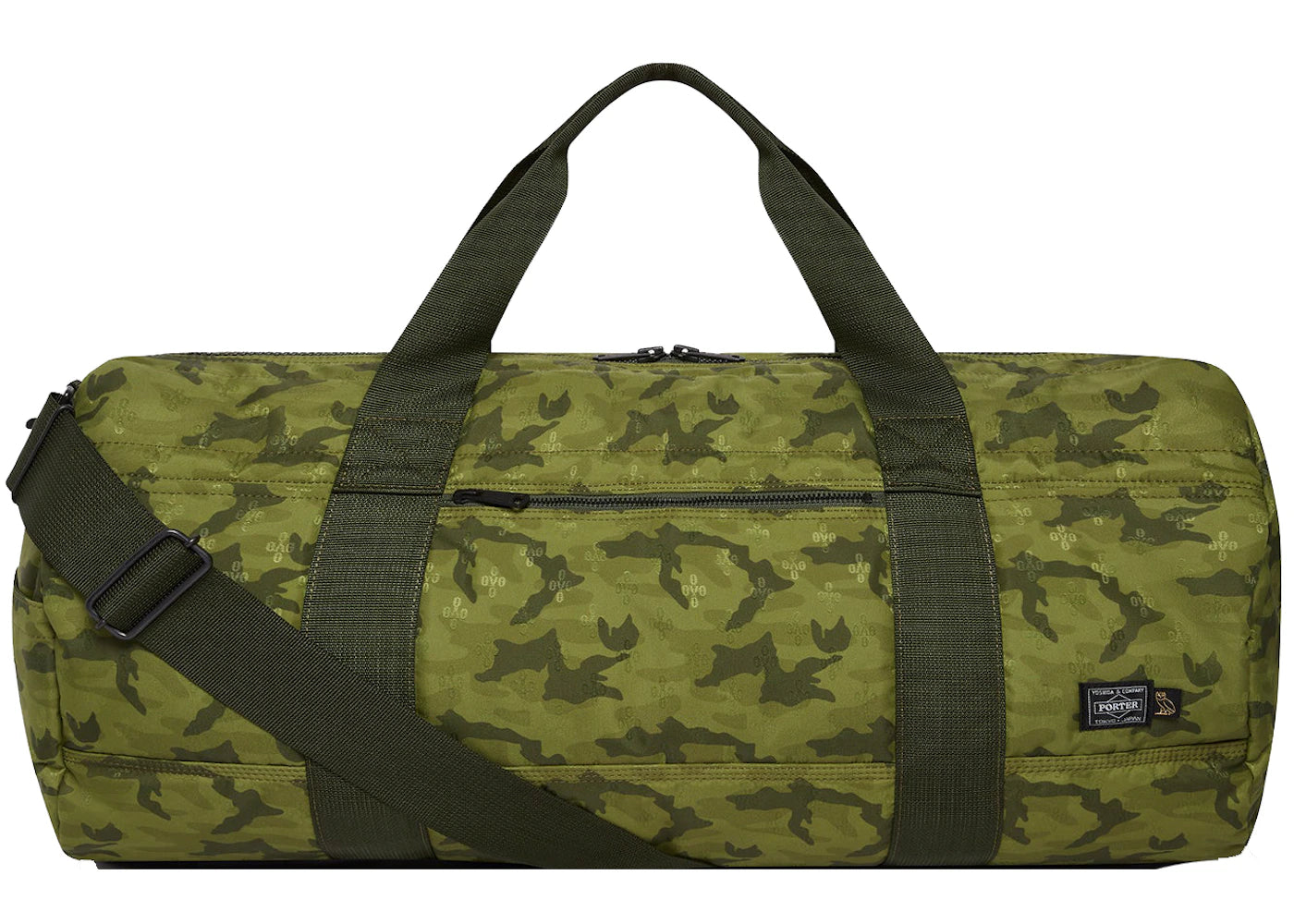 OVO x Porter 2 Way Boston Bag Green Camo