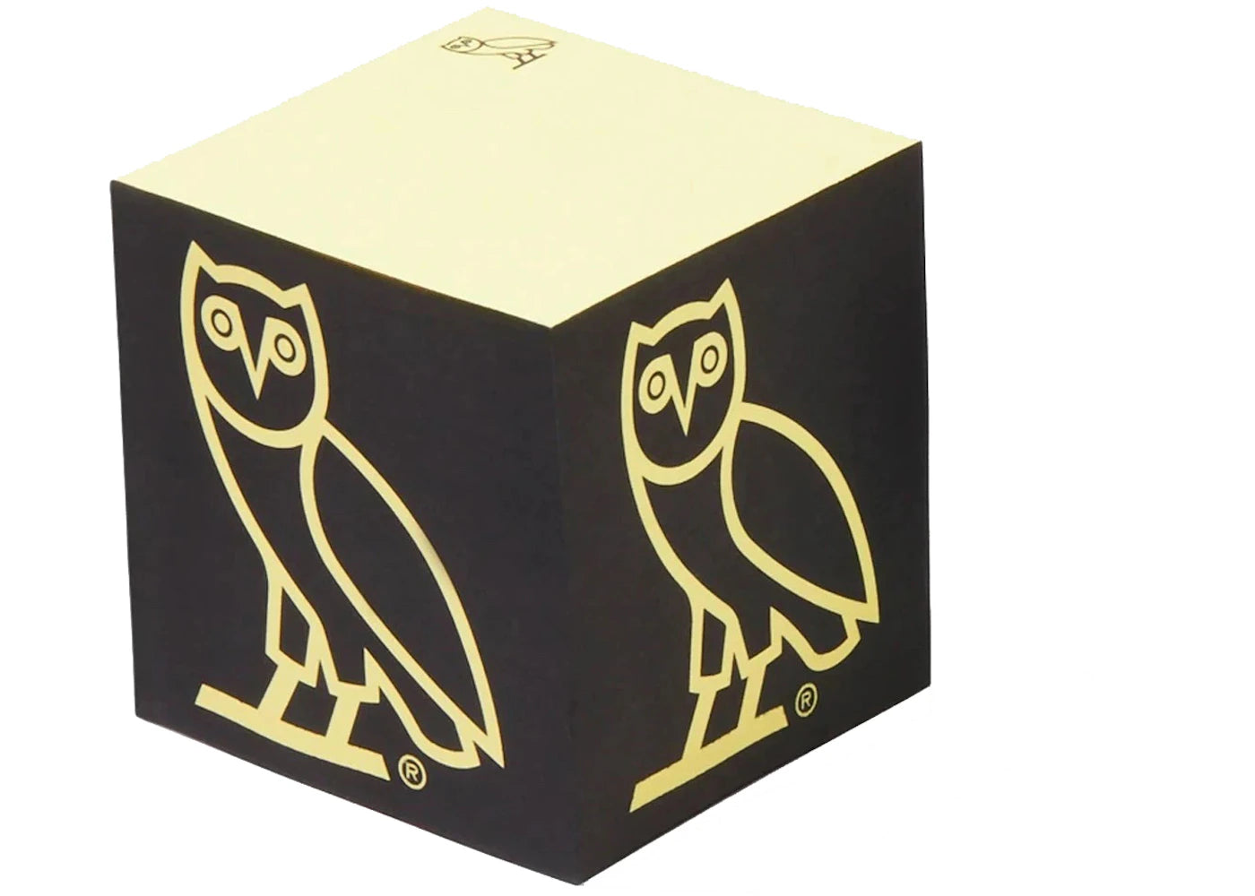 OVO x Post-It Note Block Black/Canary Yellow