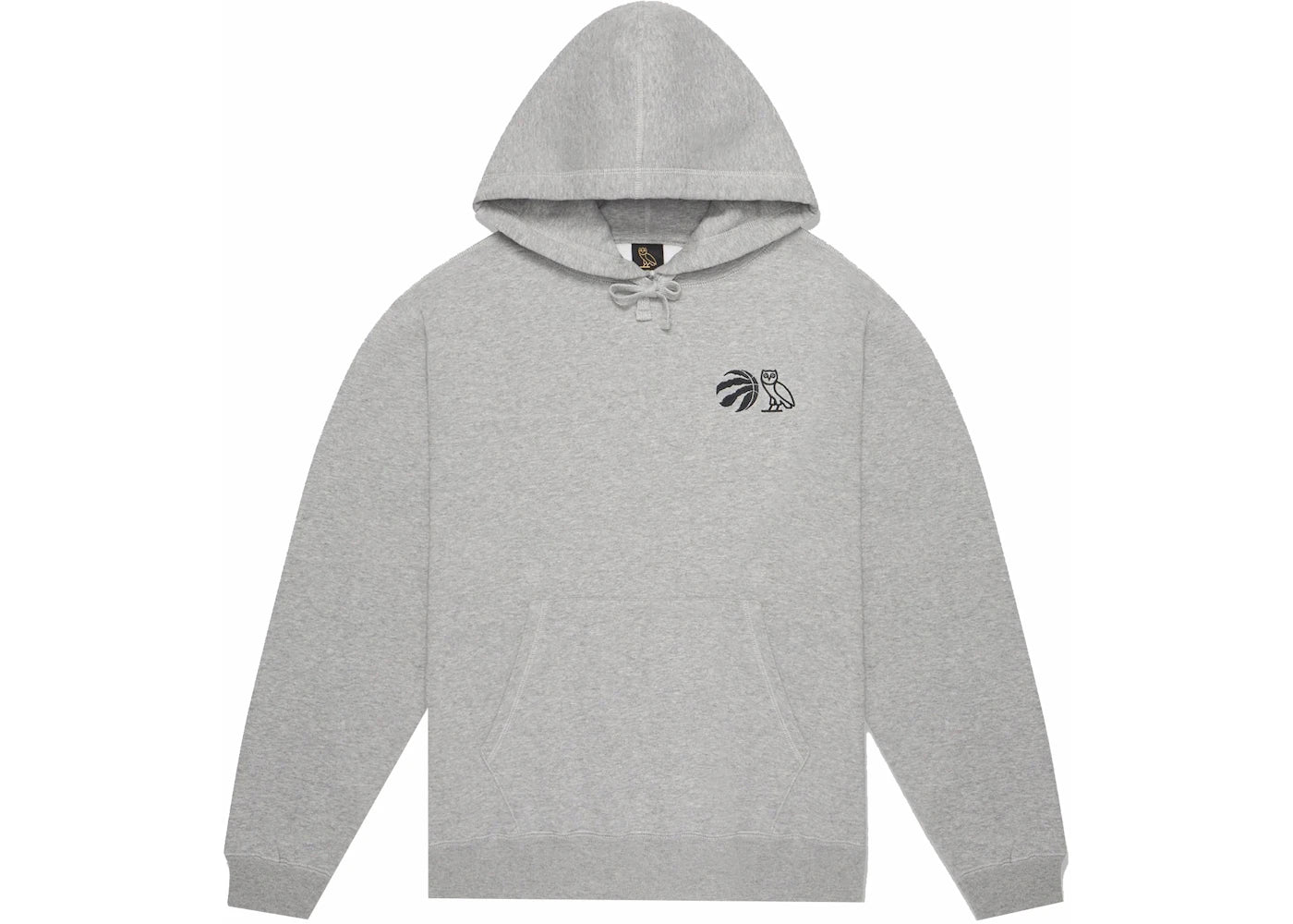 OVO x Raptors Hoodie Heather Grey