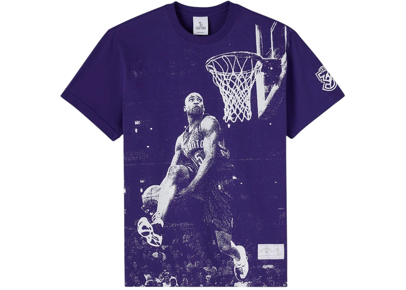 OVO x Raptors Vince Carter Dunk T-shirt Purple