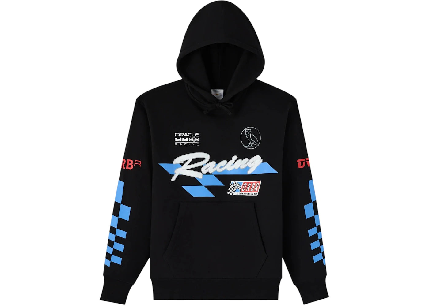 OVO x Red Bull Racing Finish Line Hoodie Black