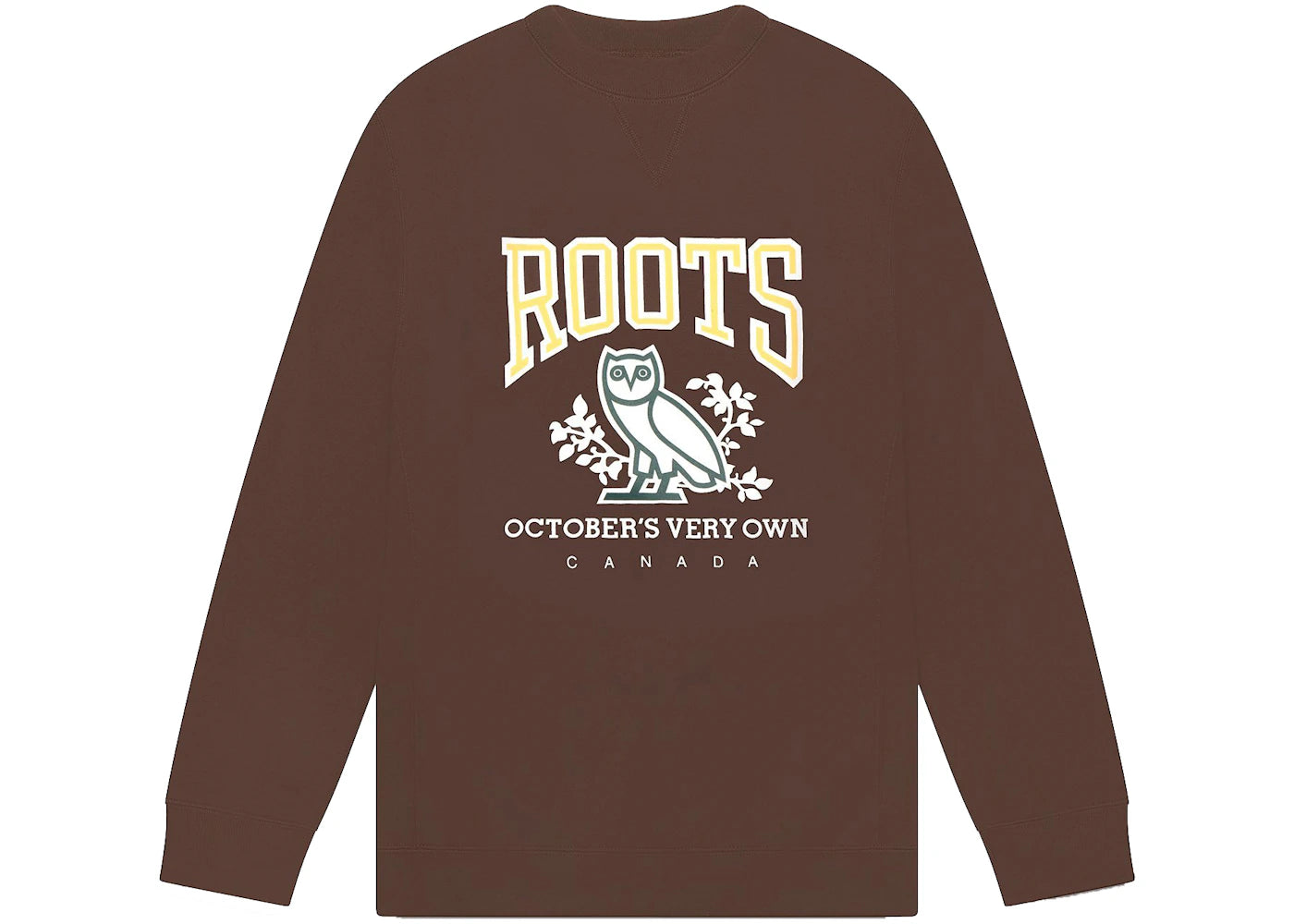 OVO x Roots Crewneck Brown