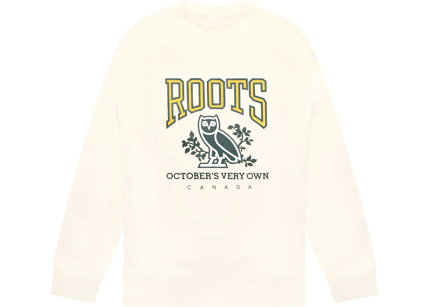 OVO x Roots Crewneck Cream