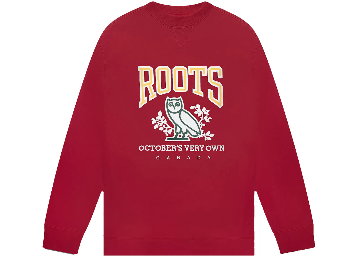 OVO x Roots Crewneck Red