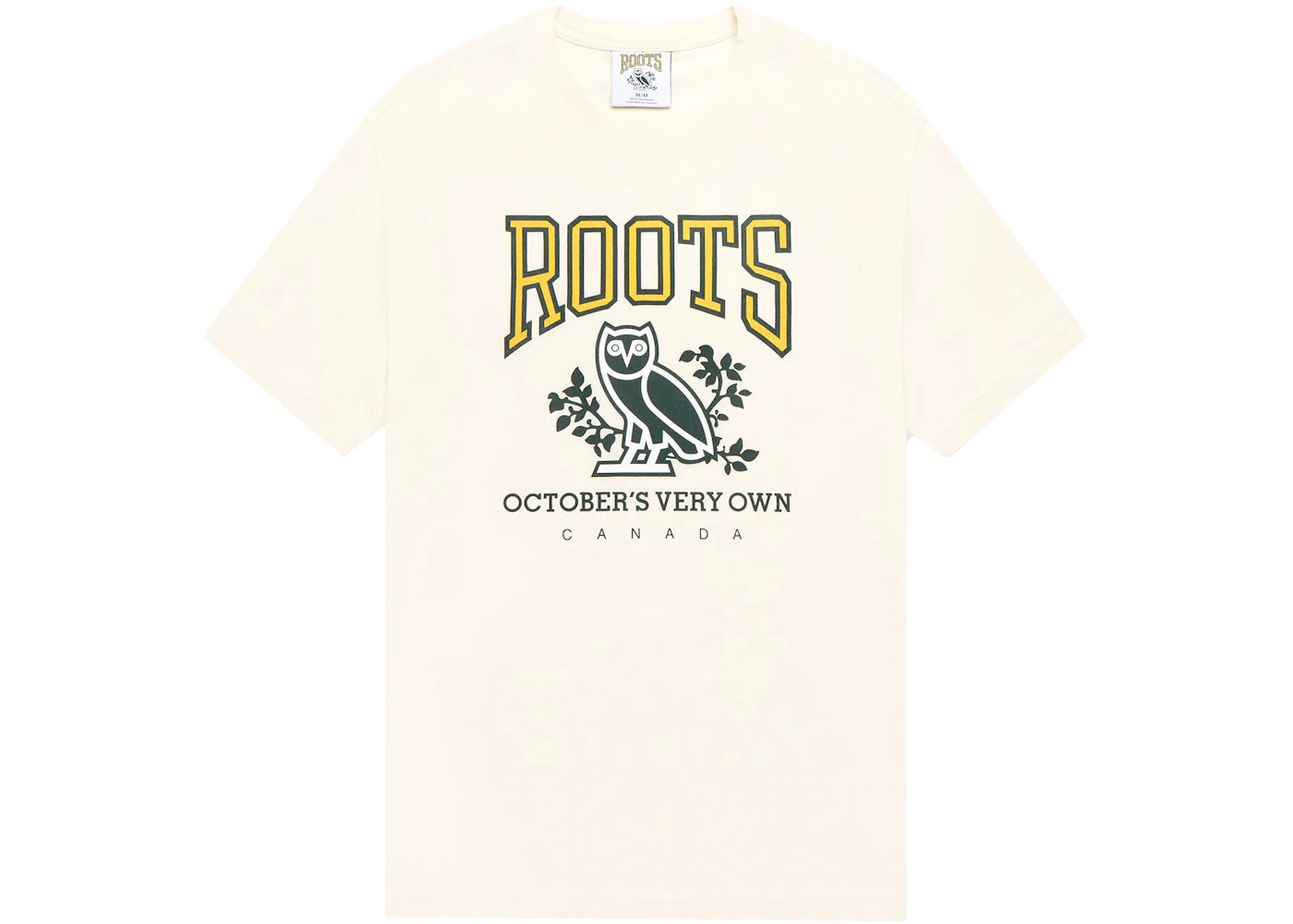 OVO x Roots T-shirt Cream