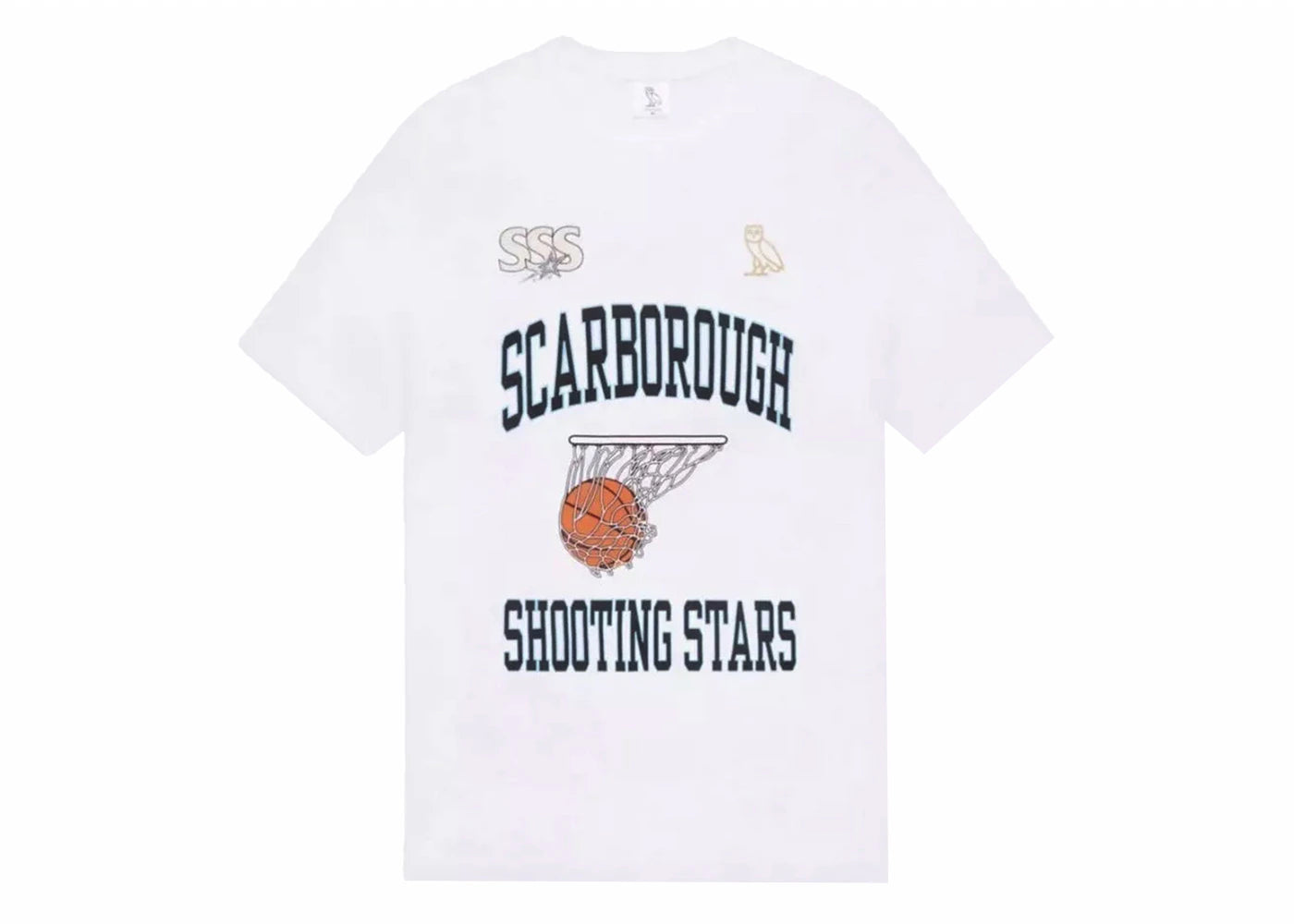 OVO x Scarborough Shooting Stars Bucket T-Shirt White