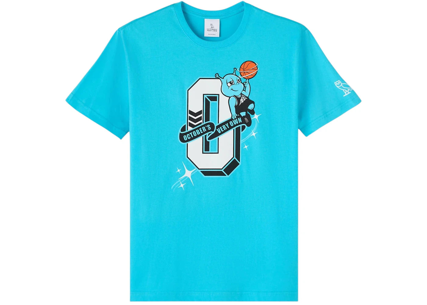 OVO x Scarborough Shooting Stars Varsity O T-shirt Teal