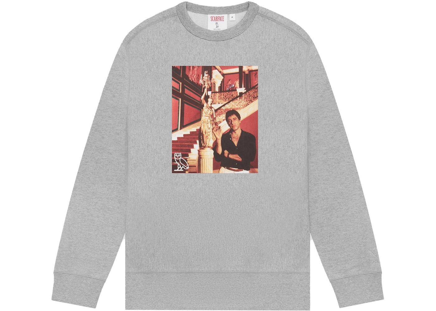 OVO x Scarface Crewneck Heather Grey