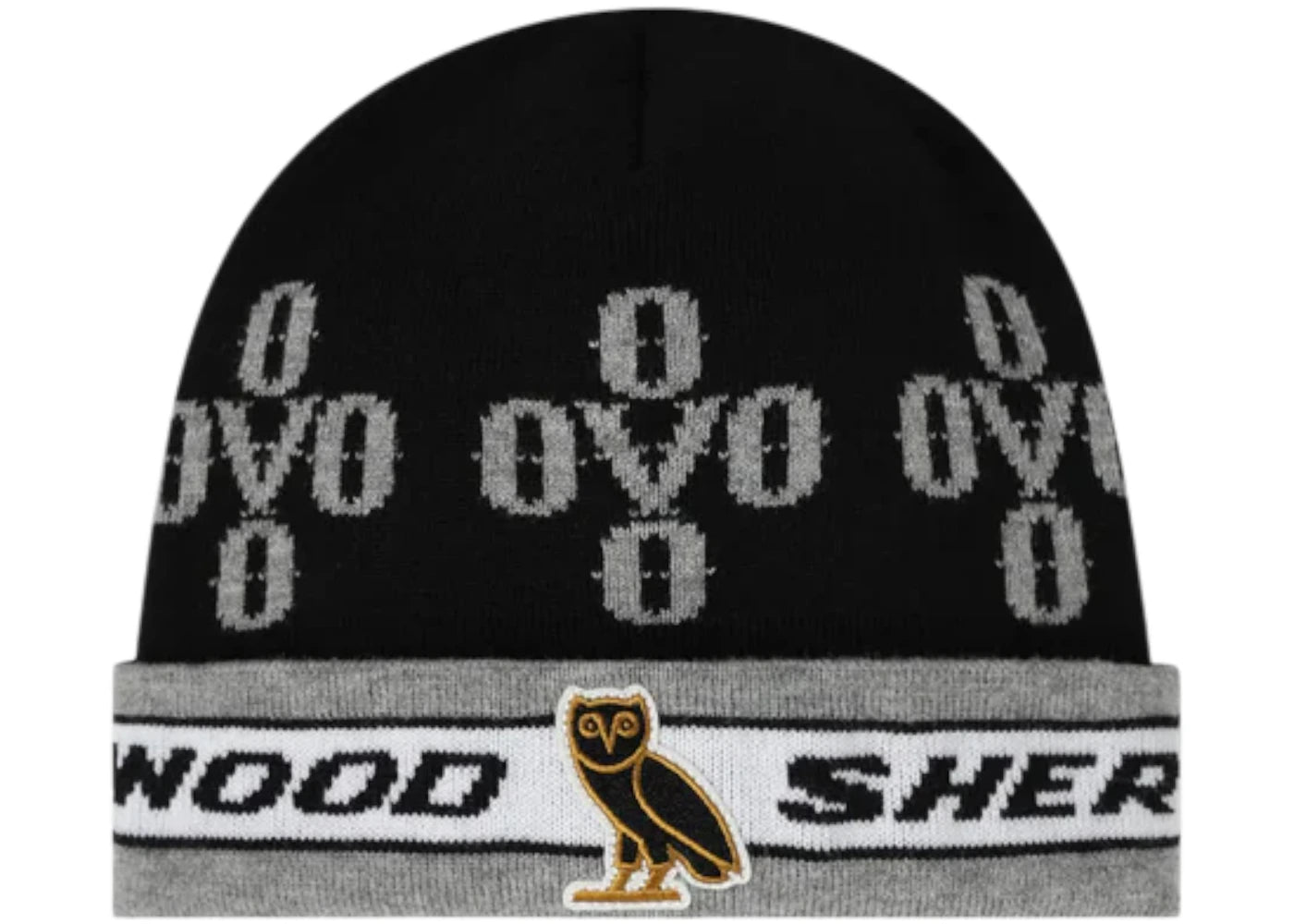 OVO x Sherwood Hockey Beanie Black