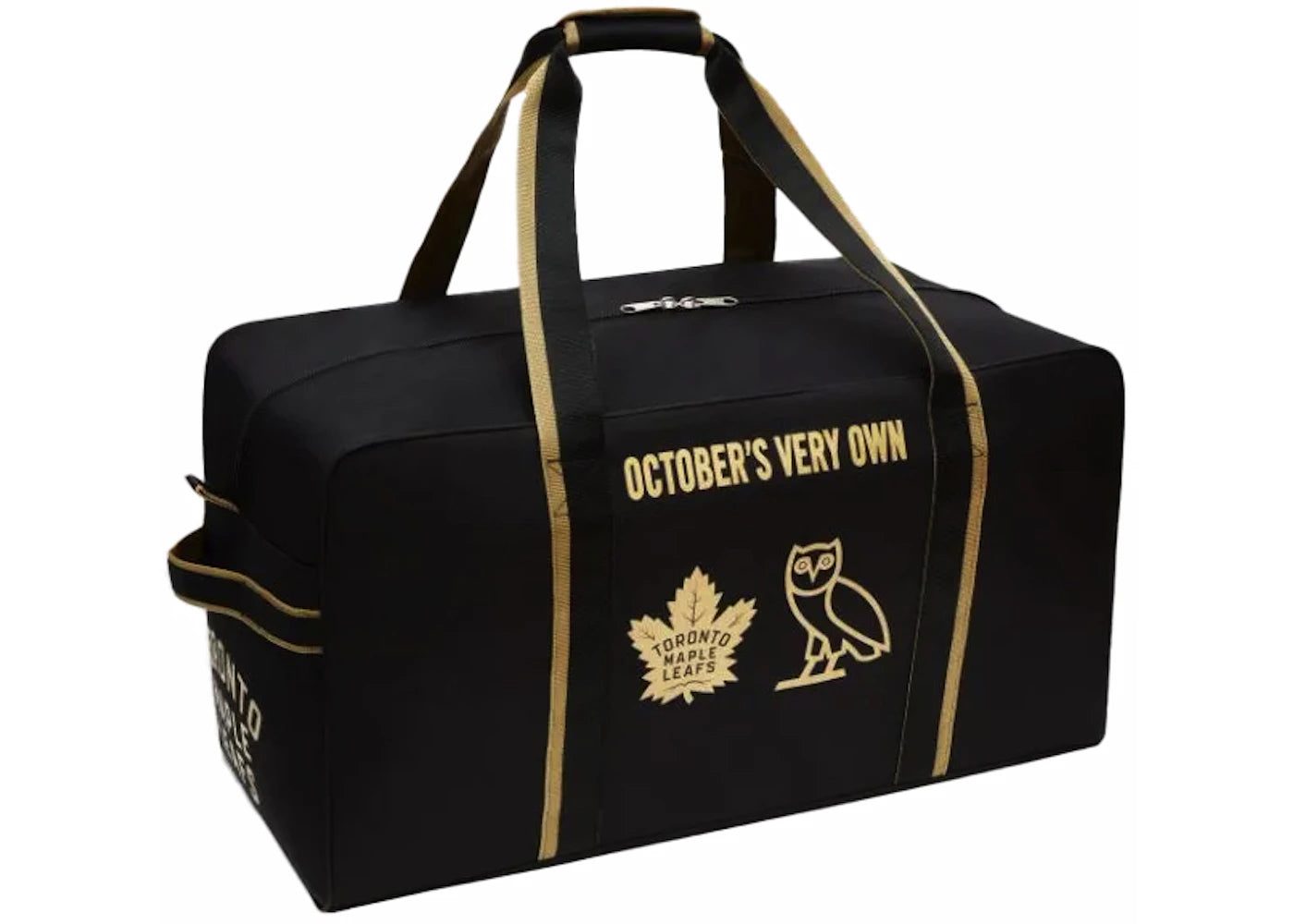 OVO x Sherwood Hockey Equipment Toronto Maple Leafs Duffel Bag Black