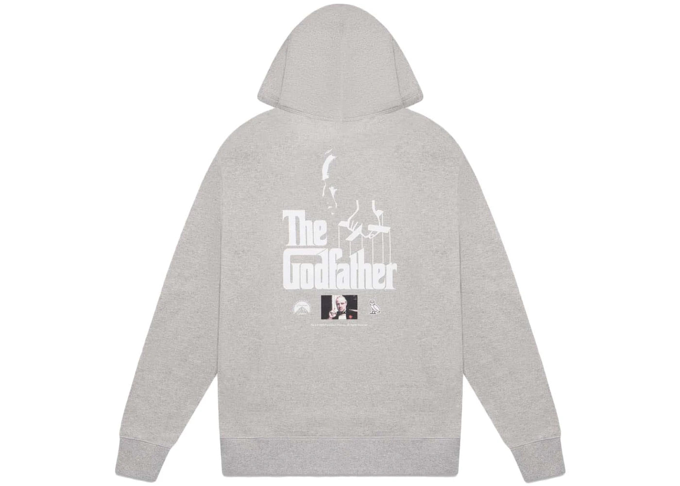 OVO x The Godfather Poster Hoodie Heather Grey