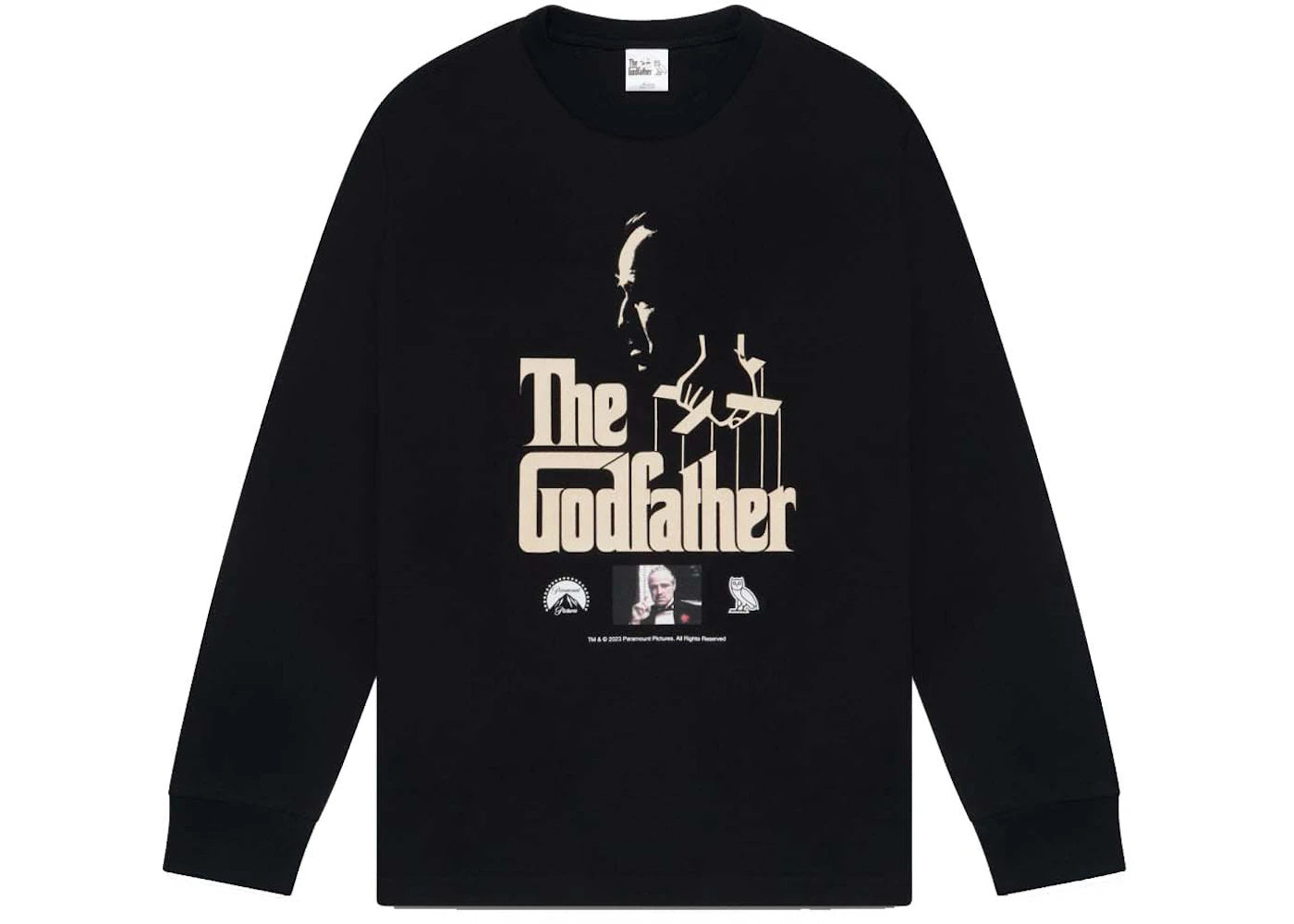 OVO x The Godfather Poster Longsleeve T-Shirt Black